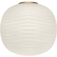 Foscarini Gem Semi Parete bianco/oro  (weiß/Gold) von Foscarini