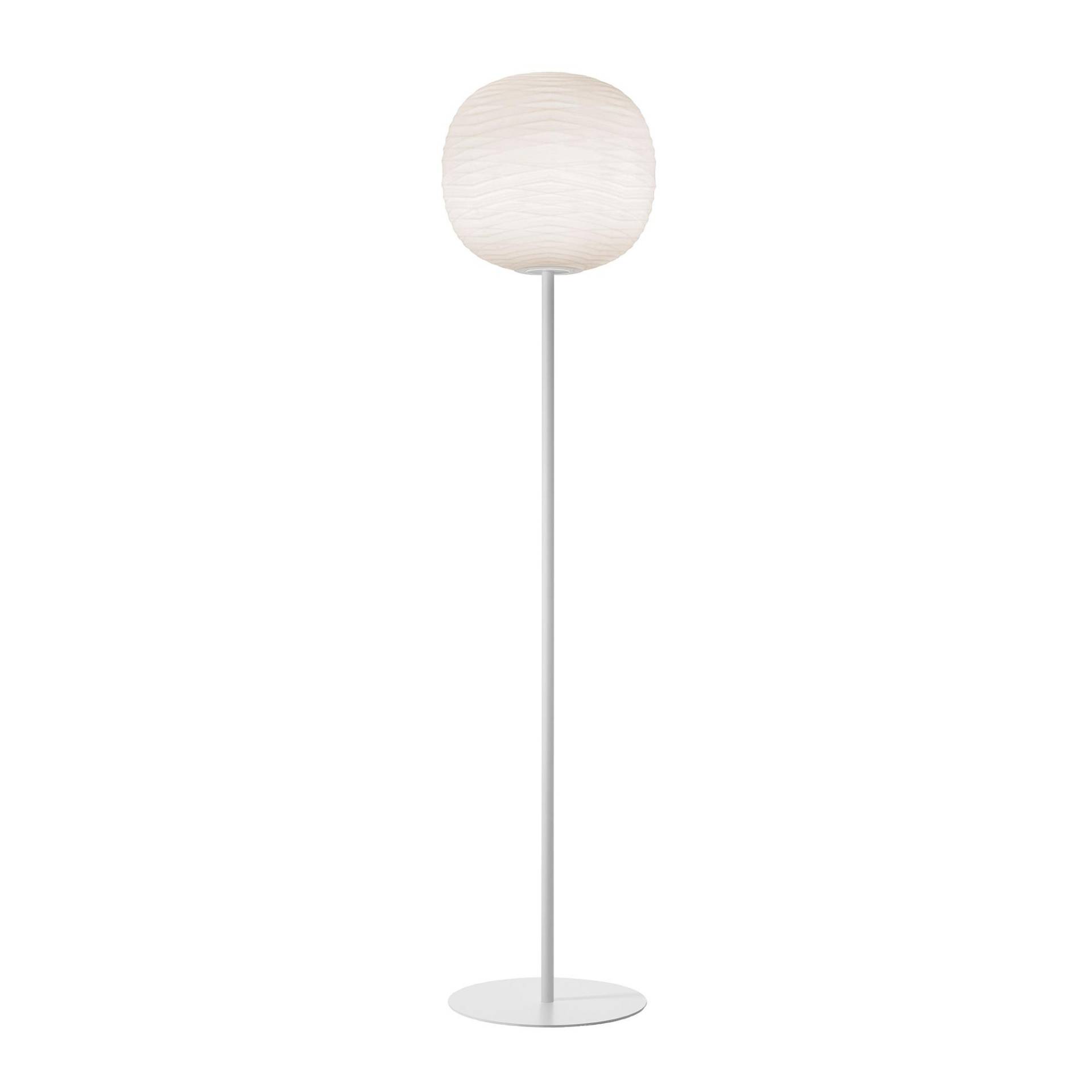 Foscarini - Gem Stehleuchte - weiß, gold/H x Ø 187x43cm/mit Dimmer von Foscarini