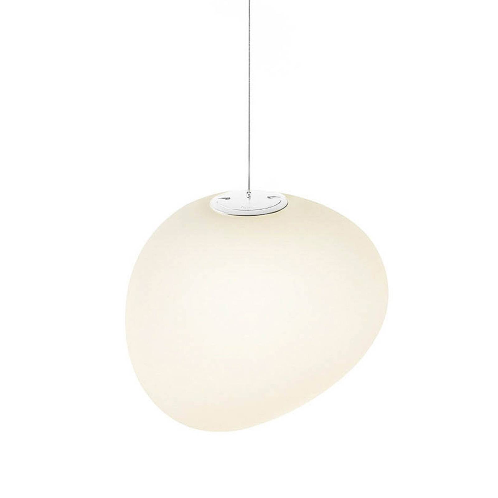 Foscarini Gregg MIDI Hängeleuchte, aus Glas, weiß von Foscarini