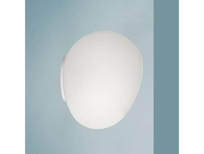 Foscarini Design Wandlampe Gregg MIDI, dimmbar, weiß / opal, für Wohn- / Esszimmer, Glas, Design, Wandleuchte, Wandlampe Innen von Foscarini