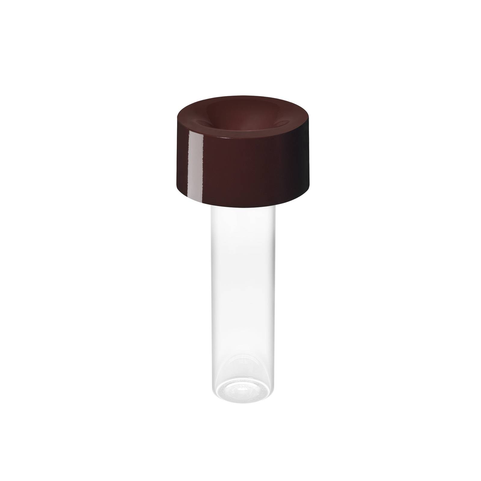 Foscarini LED-Akku-Tischleuchte Fleur, burgunderrot von Foscarini