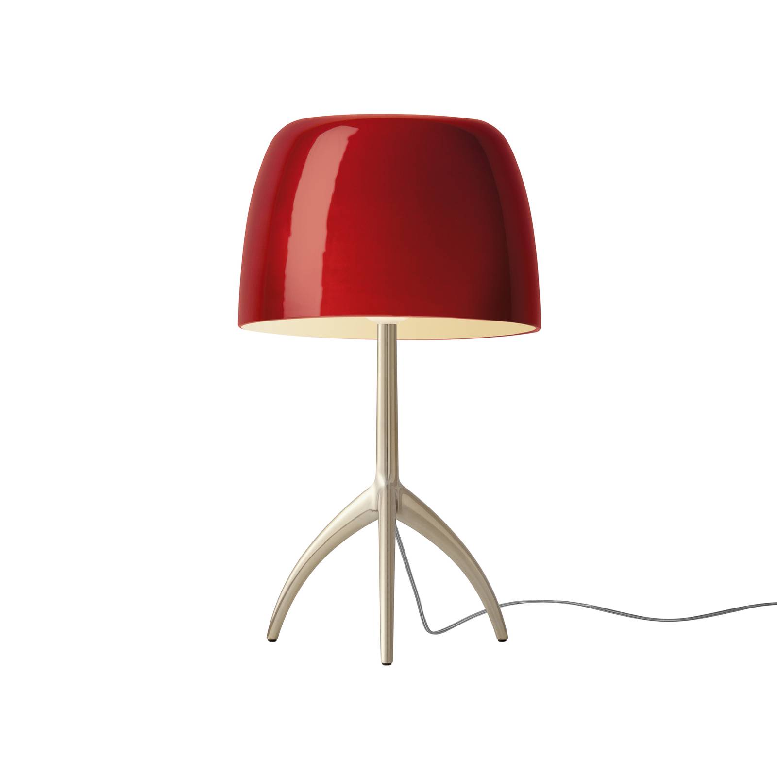 Foscarini Lumiere grande creme/rot dimmbar von Foscarini