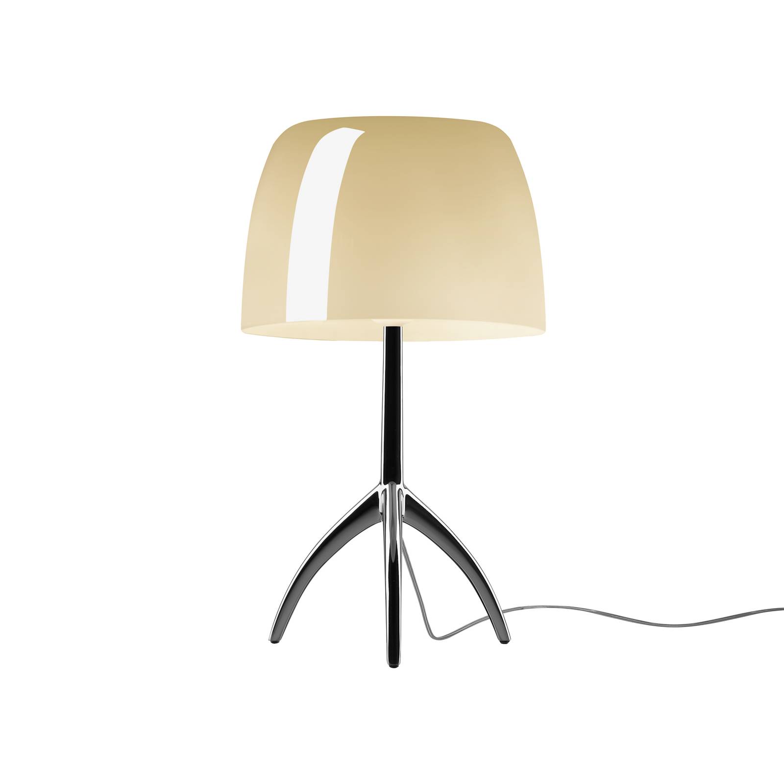 Foscarini Lumiere grande schwarz/creme dimmbar von Foscarini