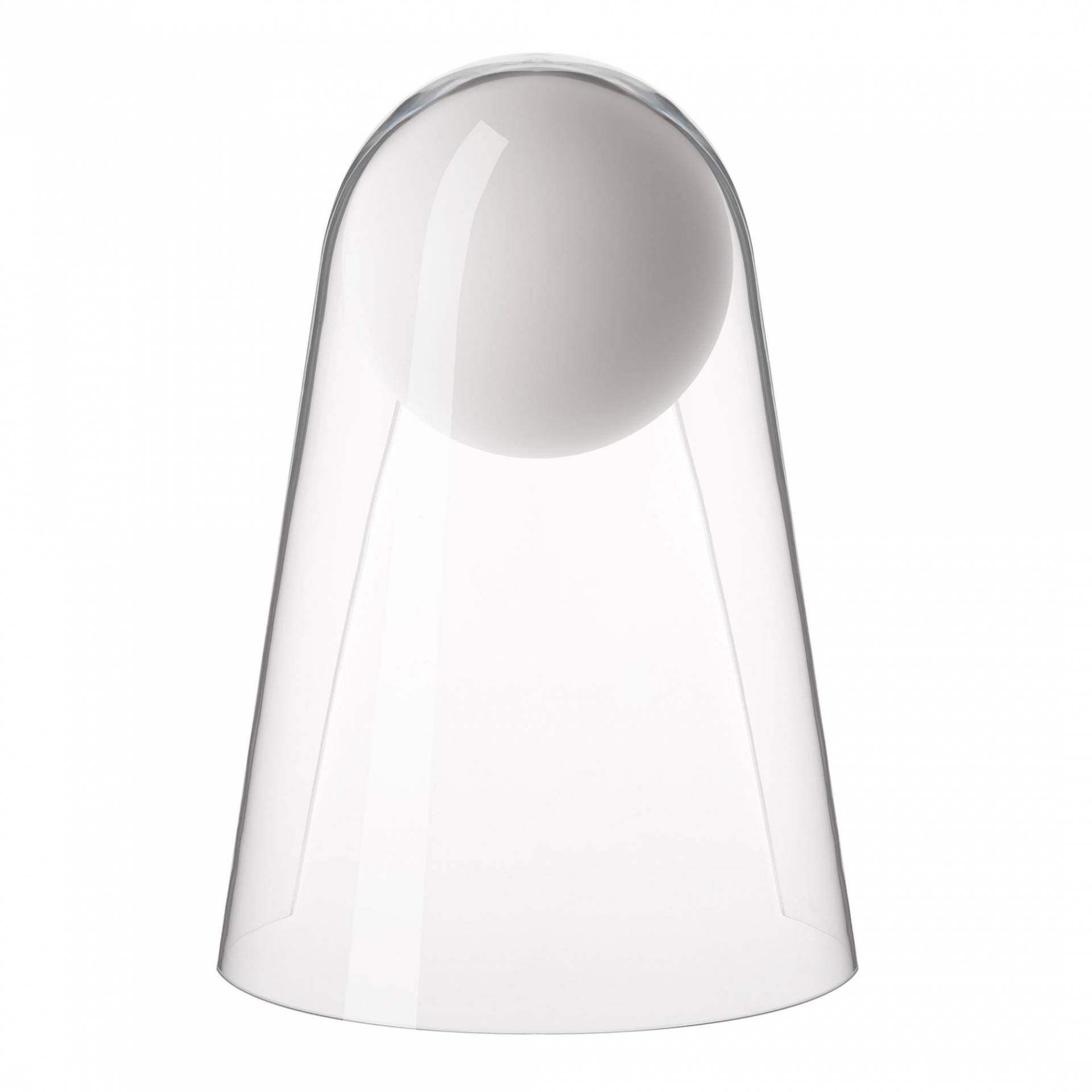 Foscarini - Satellight Wandleuchte - transparent, weiß/BxHxT 21x29x17cm/G9 Birne/2700K/504lm/CRI>80/dimmbar über TRIAC von Foscarini