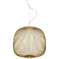Foscarini Spokes 2 Midi MyLight LED Sospensione oro (Gold) von Foscarini