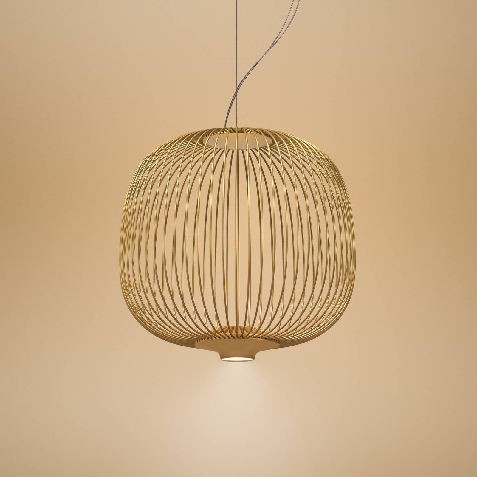 Foscarini Spokes 2 piccola MyLight dimmbar gold von Foscarini