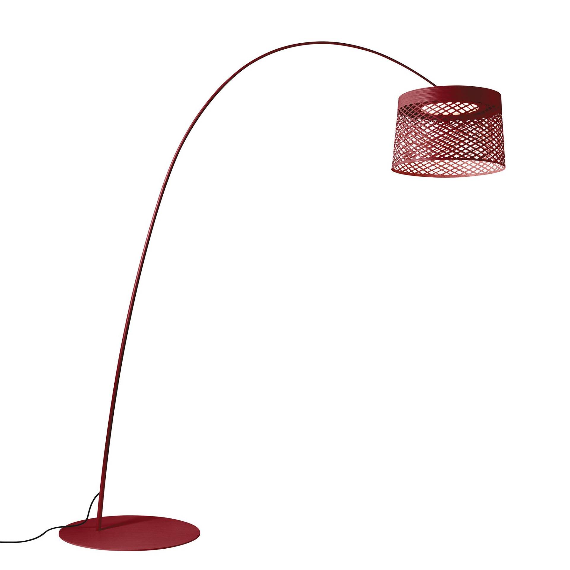 Foscarini - Twiggy Grid LED Außenstehleuchte - karminrot/H 190/280cm, B 170/200cm von Foscarini