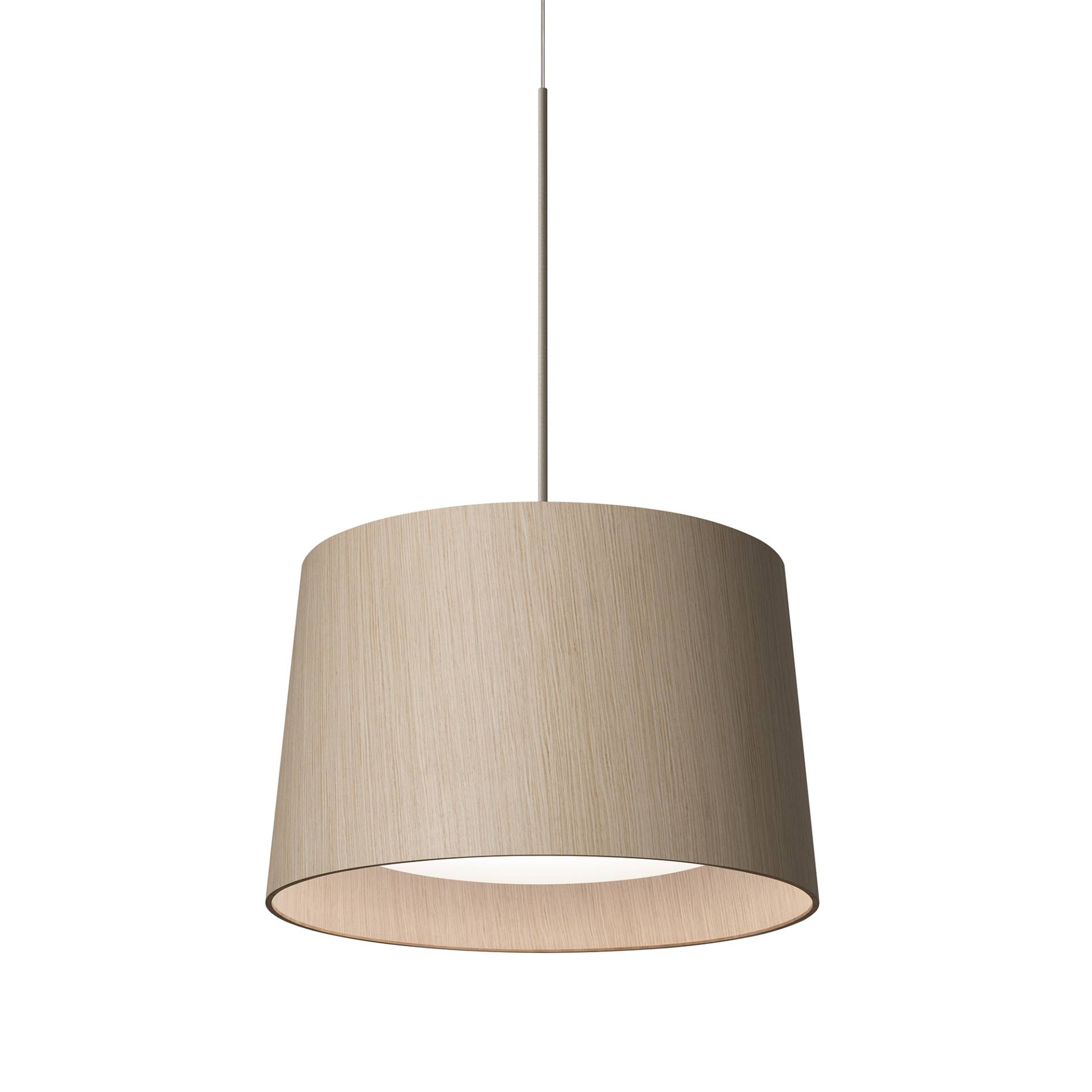 Foscarini - Twiggy Wood LED Pendelleuchte - grau/gebleicht, lackiert/H x Ø 29x46cm/220-240V/LED 28W/2700K/3840lm/CRI>90/on/off von Foscarini