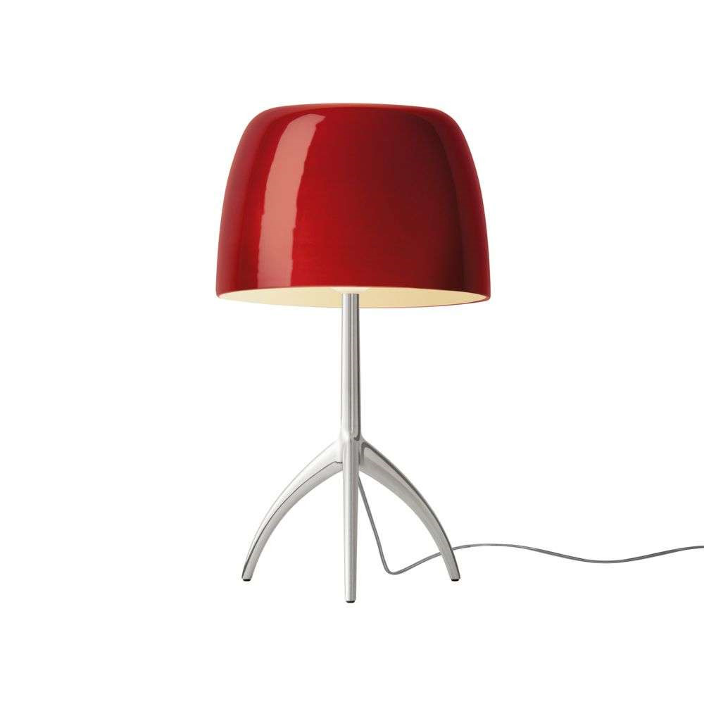 Foscarini - Lumiere Grande Tischleuchte E27 Alu/Kirsche von Foscarini