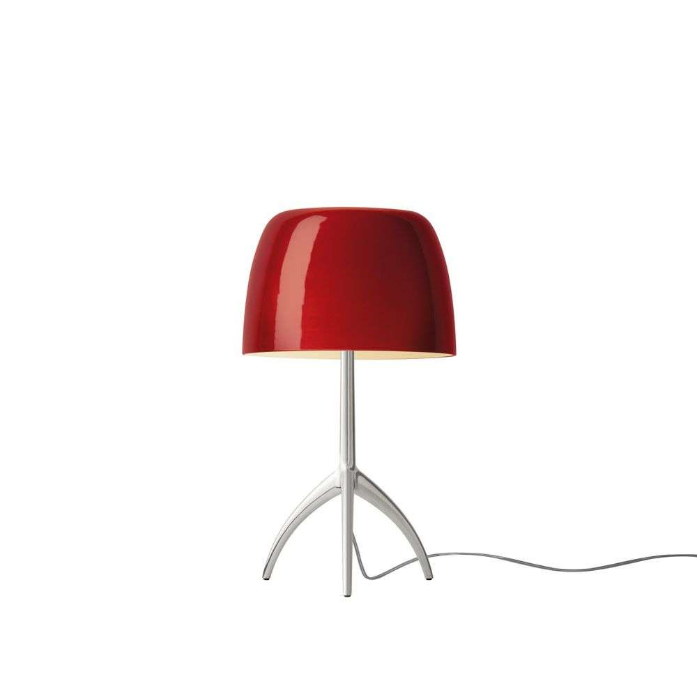 Foscarini - Lumiere Piccola Tischleuchte E14 Alu/Kirsche von Foscarini