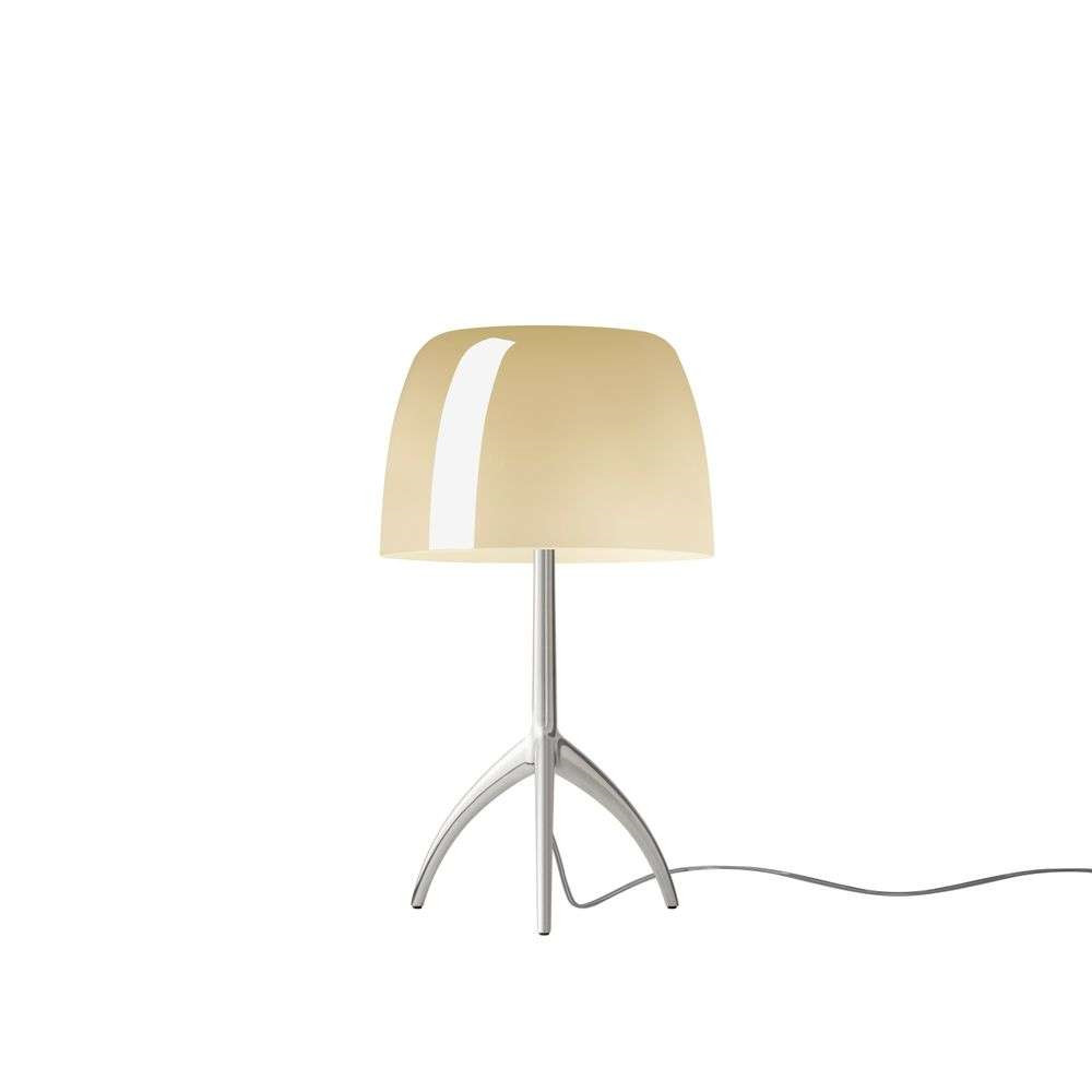 Foscarini - Lumiere Piccola Tischleuchte E14 Alu/Warm Weiß Dimm. von Foscarini