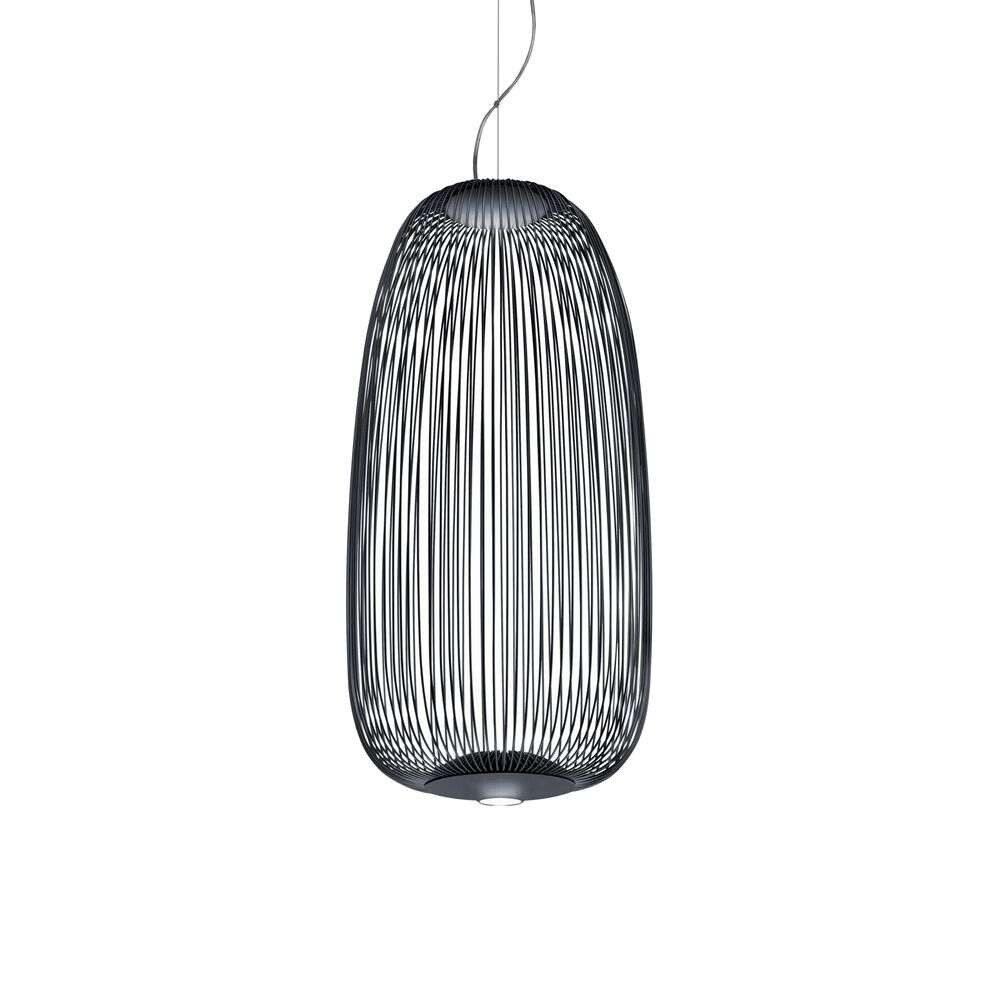 Foscarini - Spokes 1 LED Pendelleuchte Dimmbar Graphit von Foscarini