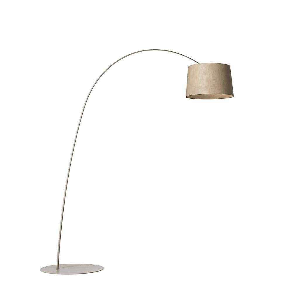 Foscarini - Twiggy Stehleuchte LED Greige/Wood Foscarini von Foscarini