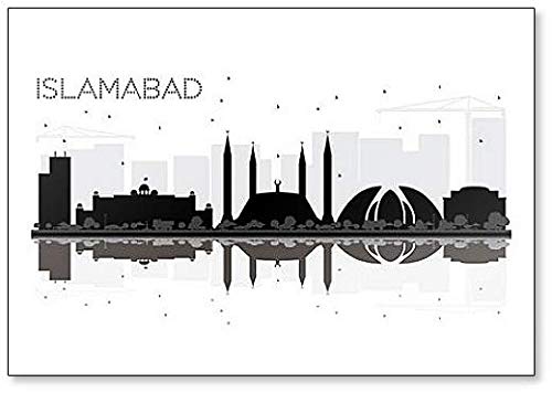 Islamabad Pakistan City Skyline Classic Kühlschrankmagnet von Foto Magnets