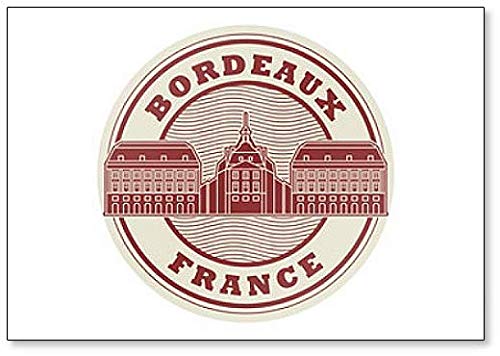 Kühlschrankmagnet Bordeaux, Frankreich von Foto Magnets