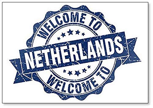 Kühlschrankmagnet, Motiv: Welcome to Netherlands von Foto Magnets