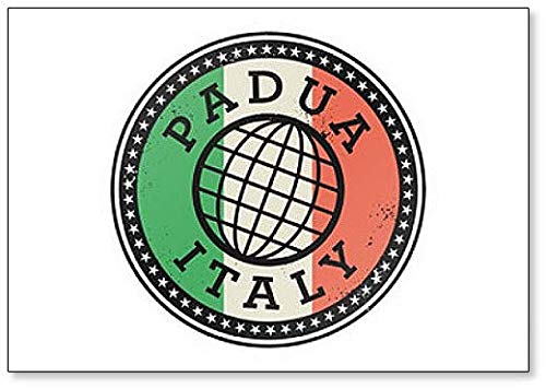 Padua, Italien – Grunge Style Illustration – Klassischer Kühlschrankmagnet von Foto Magnets
