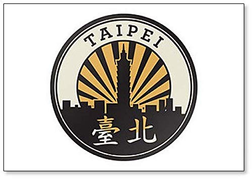 Stempel mit dem Text Taipeh Illustration Classic Kühlschrankmagnet von Foto Magnets