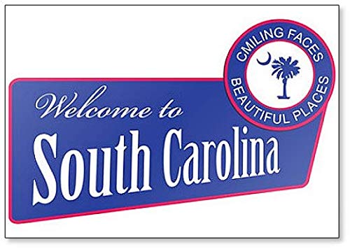 Welcome to South Carolina Kühlschrankmagnet von Foto Magnets