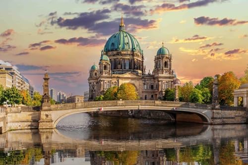 Fertig gerahmtes Leinwandbild - Motiv: Blick auf den Berliner Dom und die Museumsinsel in Berlin - Bilder / Fotos / Wandbilder / Souvenirs aus Deutschland, Größen Name: 30 x 20 cm Fertig gerahmtes Leinwandbild - Motiv: Blick auf den Berliner Dom und die Museumsinsel in Berlin - Bilder / Fotos / Wandbilder / Souvenirs aus Deutschland, Größen Name: 30 x 20 cm von Fotografie Torsten Ackermann