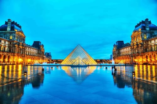 Fotografie Torsten Ackermann Fertig gerahmtes Leinwandbild - Motiv: Die Pyramide - Der Eingang des Louvre Museums in Paris - Bilder/Fotos/Wandbilder/Souvenirs aus Frankreich, Größen Name: 30 x 20 cm Fotografie Torsten Ackermann Fertig gerahmtes Leinwandbild - Motiv: Die Pyramide - Der Eingang des Louvre Museums in Paris - Bilder/Fotos/Wandbilder/Souvenirs aus Frankreich, Größen Name: 30 x 20 cm von Fotografie Torsten Ackermann