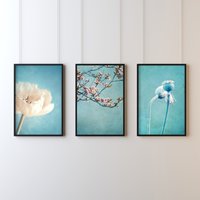 3Er Wandkunst Poster Set Blaugrün 3Er Wandkunst Poster Set Blaugrün von Fotografiertes