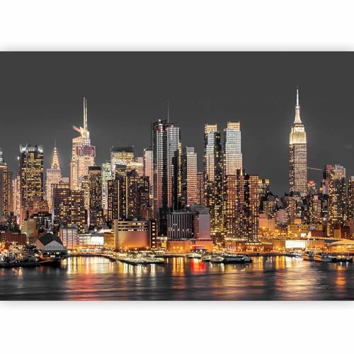 murando - Fototapete 400x280 cm - Vlies Tapete - Moderne Wanddeko - Design Tapete - Wandtapete - Wand Dekoration - Stadt City New York Manhattan Hochhaus Architektur d-B-0060-a-c von Fototapete