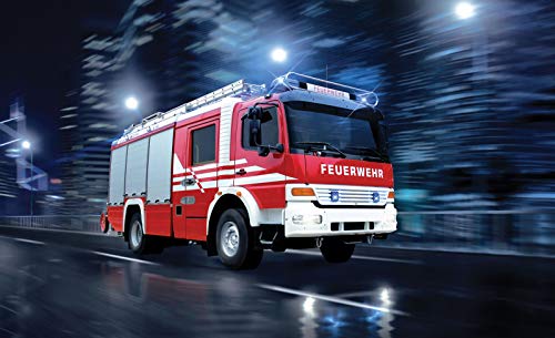 WallArena - Vlies Fototapete Kinderzimmer 416x254 cm Feuerwehrfahrzeug Feuerwehr Jugendzimmer - Fototapeten Tapeten für Kinder Kindertapete - Vliestapete Wandtapete Tapete 3D Effekt von Fototapete Consalnet