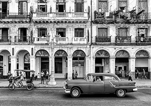 Forwall Fototapete Vlies Tapete Wanddeko Stadt Auto - Oldtimer Kuba Havanna Moderne Wanddekoration 12673VEXL 208cm x 146cm Schlafzimmer Wohnzimmer von Fototapete Consalnet