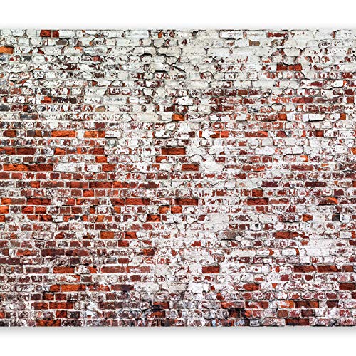 Fototapete murando 350x256 cm Vlies Tapeten Wandtapete XXL Moderne Wanddeko Design Wand Dekoration Wohnzimmer Schlafzimmer Büro Flur Ziegel Mauer f-A-0330-a-a von Fototapete