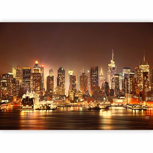 Fototapete murando New York 400x280 cm Vlies Tapeten Wandtapete XXL Moderne Wanddeko Design Wand Dekoration Wohnzimmer Schlafzimmer Büro Flur Stadt City New York d-B-0034-a-d von Fototapete