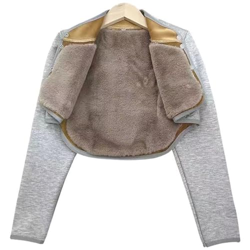Fotrsta Winter Schulterwärmer, Schulterwärmer Schulterpolster Für Damen Herren Lange Ärmel Anti-Kaninchen-Fleece-Futter Rücken Nacken Und Schultern Schmerzlinderung Arthritis Relief Fotrsta Winter Schulterwärmer, Schulterwärmer Schulterpolster Für Damen Herren Lange Ärmel Anti-Kaninchen-Fleece-Futter Rücken Nacken Und Schultern Schmerzlinderung Arthritis Relief von Fotrsta