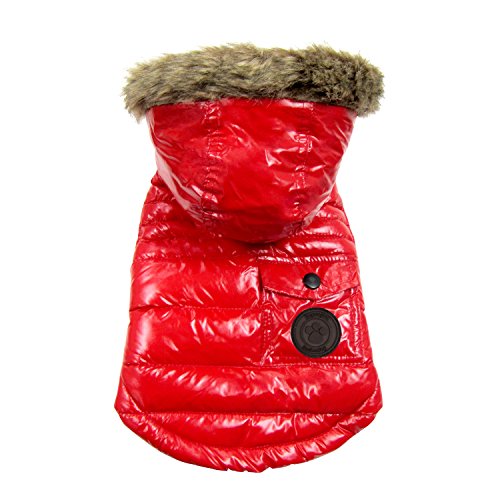 FouFou Dog FFD 61061 2016 Winter Coat Hundemantel, L, rot von FouFou Dog