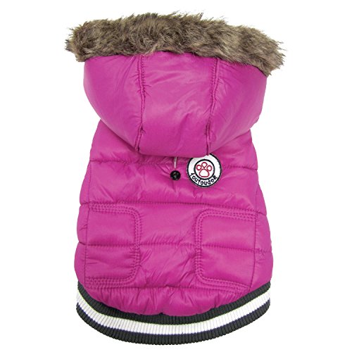 FouFou Dog FFD 62537 Expedition Parka Hundemantel, M, rosa von FouFou Dog