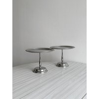 Kleiner Tortenständer Aus Metall, Elegante Halterung Für Mignardises, Desserts, Zweiteilig, Dekoration Den Empfang von FouilleVintage