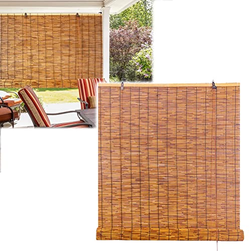 Bambusrollo Outdoor Rollo Jalousine für Fenster Türen breit 50cm 80cm 100cm 120cm 140cm Sichtschutz Bambusrollo Outdoor Rollo Jalousine für Fenster Türen breit 50cm 80cm 100cm 120cm 140cm Sichtschutz von FOUNCY