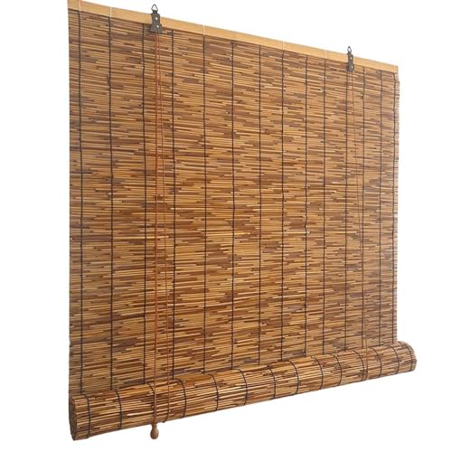 Natur Bambus Rollo Jalousine für Außenbereiche bambusrollo für Fenster Raum Seitenzugrollo Balkon Verdunkelungsrollo breit 166cm 152cm 62cm 72cm 82cm 92cm 102cm 112cm 122cm 132cm 142cm Natur Bambus Rollo Jalousine für Außenbereiche bambusrollo für Fenster Raum Seitenzugrollo Balkon Verdunkelungsrollo breit 166cm 152cm 62cm 72cm 82cm 92cm 102cm 112cm 122cm 132cm 142cm von FouncY