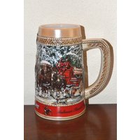Budweiser 1987 Anheuser-Busch Sammler Serie "C' Holiday Stein von FoundTeaSetTreasures