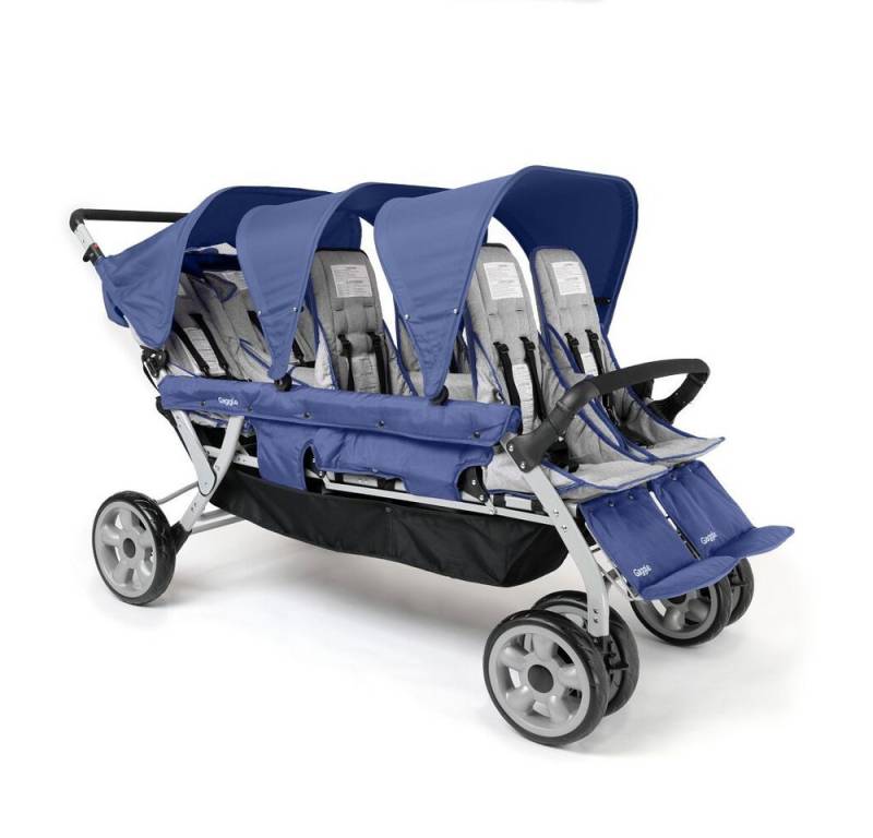 Foundations Kombi-Kinderwagen Krippenwagen 6-Sitzer, Schnelles und einfaches Einklappen von Foundations