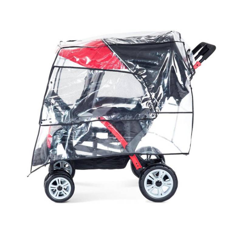 Foundations Kombi-Kinderwagen Regenabdeckung 4-Sitzer, Für den Foundations Krippenwagen "4-Sitzer" von Foundations