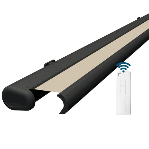 Eclipse Vollkassettenmarkise elektrisch 2,0x1,5 m anthrazites Gehäuse Markise Balkon Terrassenüberdachung Gelenkarm Polyacryltuch UV-Schutz 50+ Smarthome-fähiger Dooya Motor, Markisentuch: Kiesel Eclipse Vollkassettenmarkise elektrisch 2,0x1,5 m anthrazites Gehäuse Markise Balkon Terrassenüberdachung Gelenkarm Polyacryltuch UV-Schutz 50+ Smarthome-fähiger Dooya Motor, Markisentuch: Kiesel von Four & More