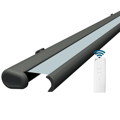 Eclipse Vollkassettenmarkise elektrisch 3,5x3,0 m basaltgraues Gehäuse Markise Balkon Terrassenüberdachung Gelenkarm Polyacryltuch UV-Schutz 50+ Smarthome-fähiger Dooya Motor, Markisentuch: Candy Eclipse Vollkassettenmarkise elektrisch 3,5x3,0 m basaltgraues Gehäuse Markise Balkon Terrassenüberdachung Gelenkarm Polyacryltuch UV-Schutz 50+ Smarthome-fähiger Dooya Motor, Markisentuch: Candy von Four & More
