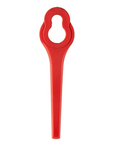 FourShow 50 Stück Ersatzmesser kompatibel für Ferrex Rasentrimmer Aldi Far 20-i,Kunststoffmesser für Akku Rasentrimmer Ferrex von FourShow