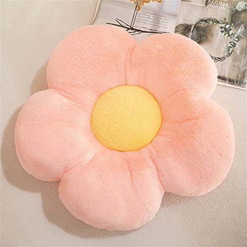 Blumenboden Cute Flower Shaped Cushion Plüsch-Dekor Tatami Blumenförmiges Sitzkissen Stuhlkissen Sofakissen Zierkissen (35 x 35 cm, Rosa) von Fouriding