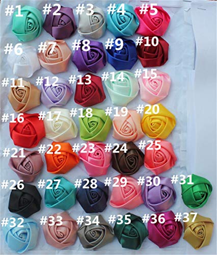 Fouriding Handgemachte Brosche Brautstrauß Braut Satin Rosen Blumen Strass Perlen Blumensträusse Hochzeit Strauß Künstliche Blumen Blumenstrauß künstlicher Rosenstrauß Deko (Farbe Angepasst) von Fouriding