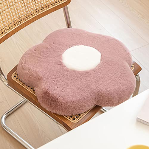 Fouriding Kissen in Blumenform,Blumenboden Kissen Tatami Blumenförmiges Dekor für Kinderzimmer Hause Sofa Dekoration Valentinstag (Rosa 50CM) von Fouriding