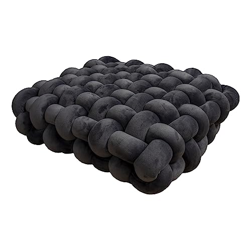 Knotenkissen für Couch dekorative, 15.7" Plüsch Geknotetes Stuhlkissen Quadrat Weben Zierkissen für Sofa Stuhl Bett Zimmer dekorativStuhl von Fouriding