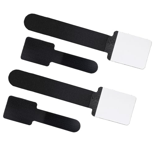 Fourindo 40 Kabelklemmen Selbstklebend(30 Kleine + 10 Große),Kabelbinder Wiederverwendbar,Super Sticky Desktop Kabel Organizer，Für den Einsatz in einer Vielzahl von Innen- und Außenszenarien von Fourindo