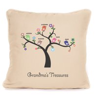 Personalisierte Oma Geschenk Nanna Oder Gran Grandma Treasures Design Kissen Plus Cover 18x18 Zoll Muttertag Weihnachten von Fourleafclovergifts