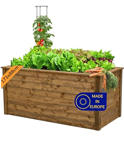 FournierWerk - Hochbeet Holz Made in Europe, Hochwertige Hochbeete für Garten Holz, Hochbeete-kit, Hochbeet XXL Groß von FournierWerk